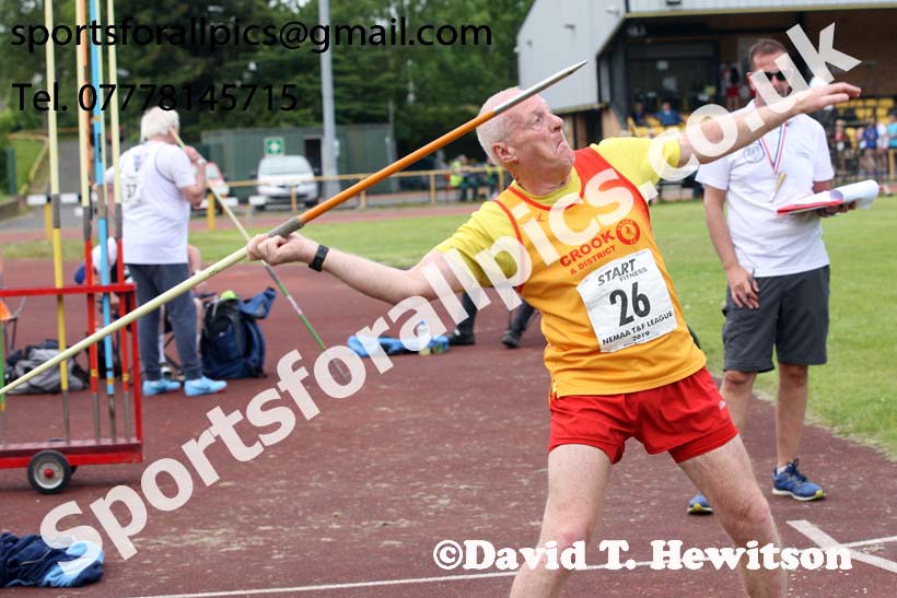 Mens javelin, 2019 NEMA Track and Field Champs, Monkton. Photo:  David T. Hewitson/Sports for All Pics
